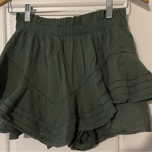 Women's Green Skort